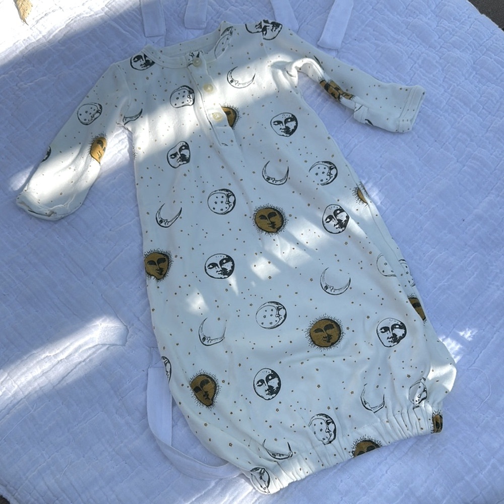 kate quinn sun and moon organic cotton sleep sack